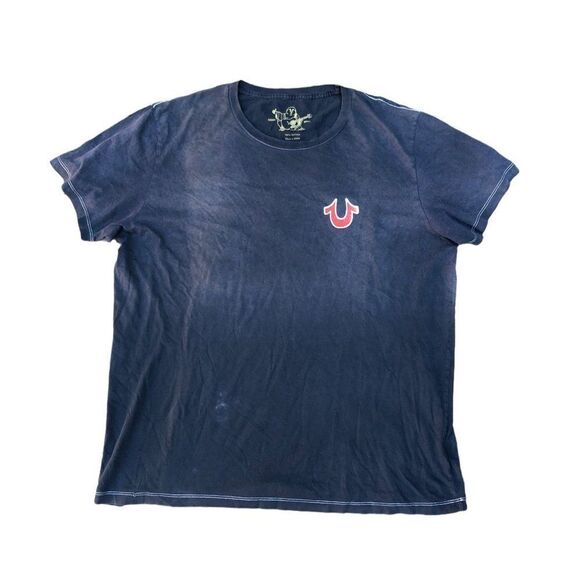 True Religion T Shirt XXL Big Logo - Picture 2 of 12
